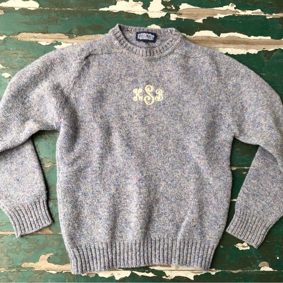 Monogrammed womens wool sweater from Lands End - Picture 1 of 3